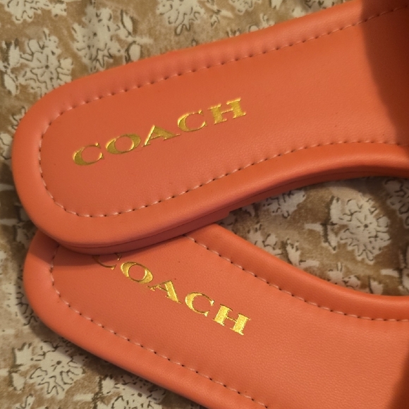 Coach Multicolor Rope Slide Sandals - Picture 3 of 5
